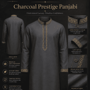 Charcoal Prestige Panjabi